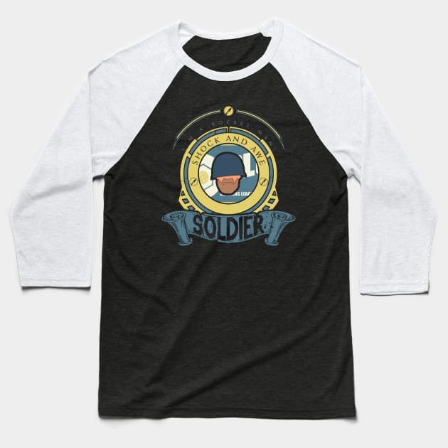 Soldier - Blue Team Baseball T-Shirt by FlashRepublic